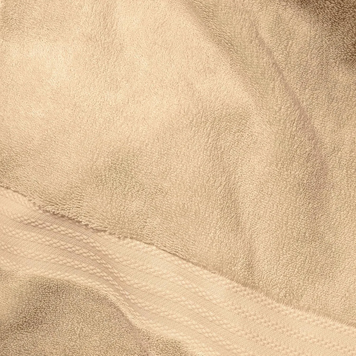 100% Organic Cotton Bath Towel Set | Bathroom Luxury Towel Set of 6 | GOTS Certified | Hotel Premium Towels | 700 GSM | 2 Bath Towels 30 x 56 | 2 Hand Towels 16 x 30 | 2 Wash Cloths 13 x 13 | Dune Tan