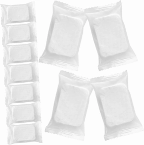100 Pack Compressed Makeup Remover Pads Face Cleansing Rounds Non-Woven Reusable Makeup Removal Cloths for Travel