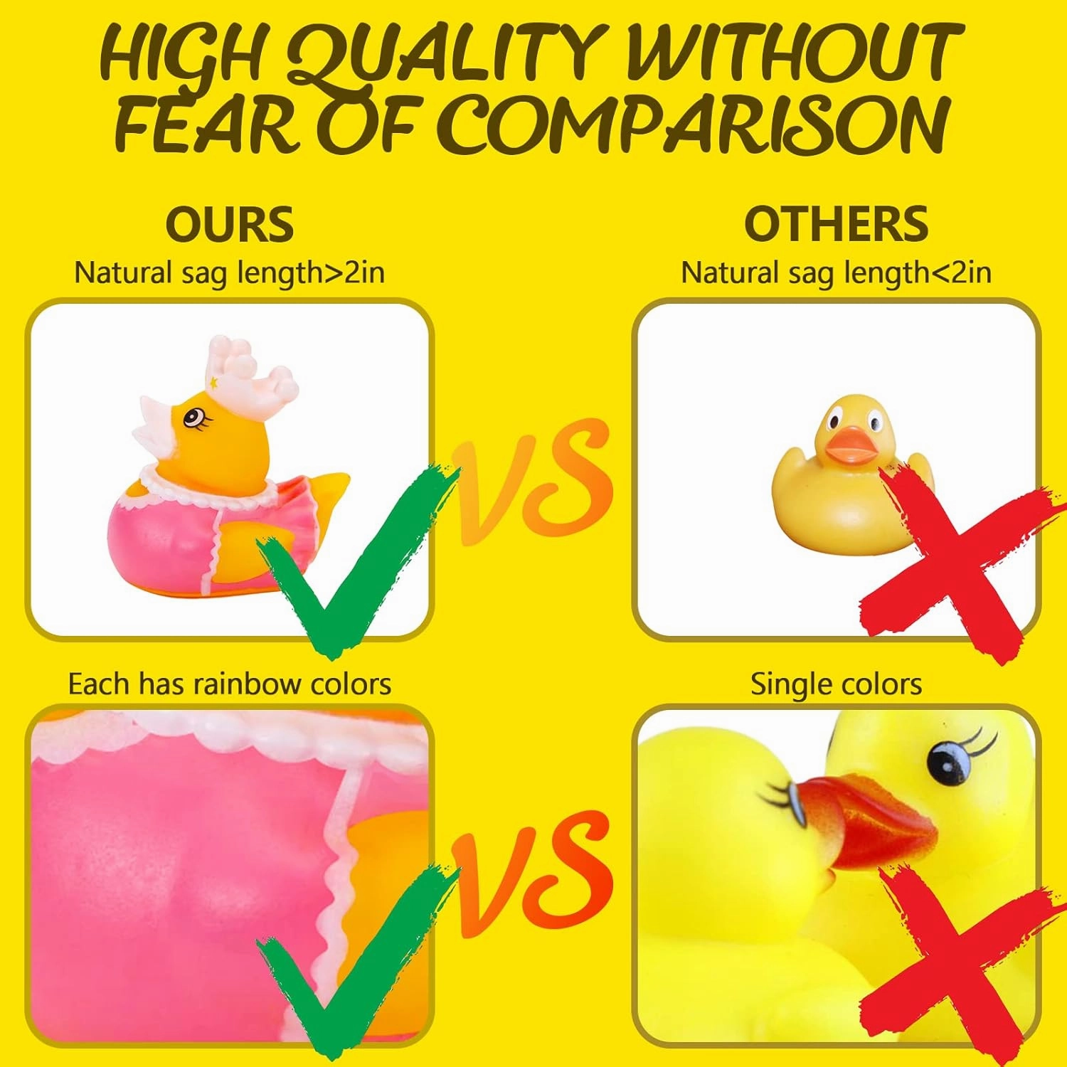 100 Pack Rubber Ducks in Bulk, Assorted Ducks for Jeeps Ducking, Mini Rubber Duckies for Baby Bath Toys, Kids Bath Pool Toys Birthday Gifts Party Favors