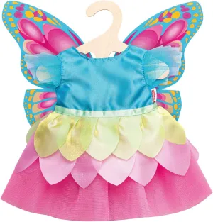 1030 Butterfly Fairy Dress for Dolls Size 28-35 cm