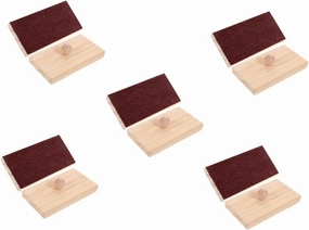 10pcs Sand Blocks Percussion Instruments for Boys and Girls Education Smooth Edges for Safe Use Musical Talent and Rhythm Development