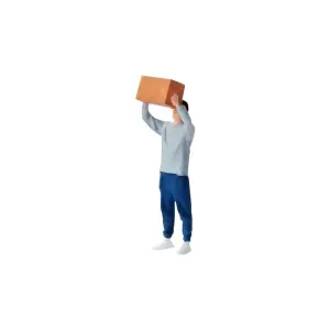 1:64 Painted Figure Mini Model Miniature Resin Diorama Sand Man Lifting Box