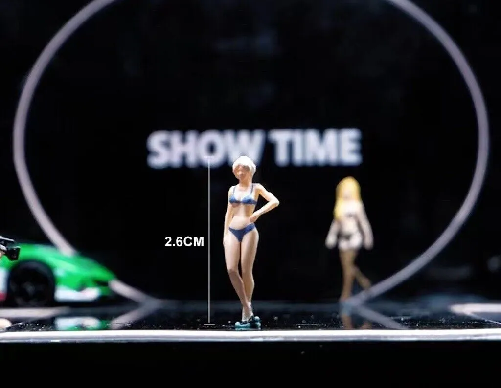 1:64 Painted Figure Mini Model Miniature Resin Diorama Sexy Girl Super Model