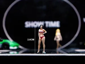 1:64 Painted Figure Mini Model Miniature Resin Diorama Sexy Girl Super Model