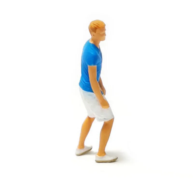 1:64 Painted Figure Mini Model Miniature Resin Diorama Skating Couple Boy Girl