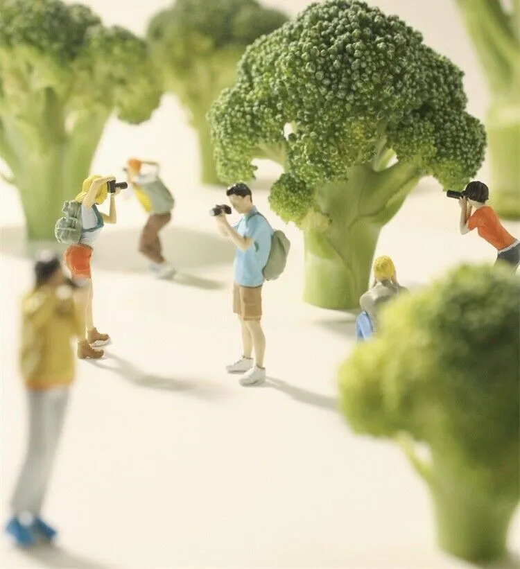 1:64 Painted Figure Model Miniature Resin Diorama Sand Photography Scene Camera
