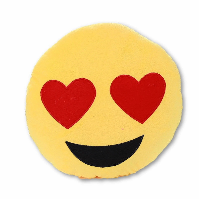 18 Style Smiley Emoji Yellow Round Pillow Sofa decorative pillows Stuffed Plush coussin cojines whatsapp emoji cushion Christmas