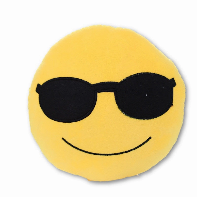 18 Style Smiley Emoji Yellow Round Pillow Sofa decorative pillows Stuffed Plush coussin cojines whatsapp emoji cushion Christmas