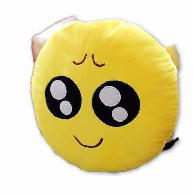 18 Style Smiley Emoji Yellow Round Pillow Sofa decorative pillows Stuffed Plush coussin cojines whatsapp emoji cushion Christmas