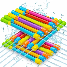 18pcs Water Gun Blaster Toys - 6 Color Water Squirter for Kids 40ft Squirt Gun for 3-6-8-12 Girls BoysTeens Adults, Water Blaster for Swimming Pool Beach Oceans Summer Party Games Yards Outdoor