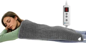 18" x 33" Large Heating Pad for Back, FSA HSA Eligible Heat Pad, CooCoCo XXXL Heated Pad for Period Cramps, 6 Heat Settings, Auto Off, Moist Heat, Gifts for Women Men Mom, Dad