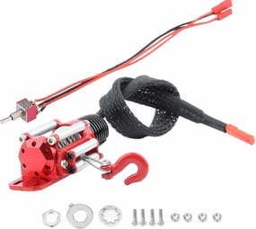 1 10 Rc, Electric Metal Winch for Scx10 Rc Winch 1 10 Climbing Cars D90 D110 Tf2 Km2