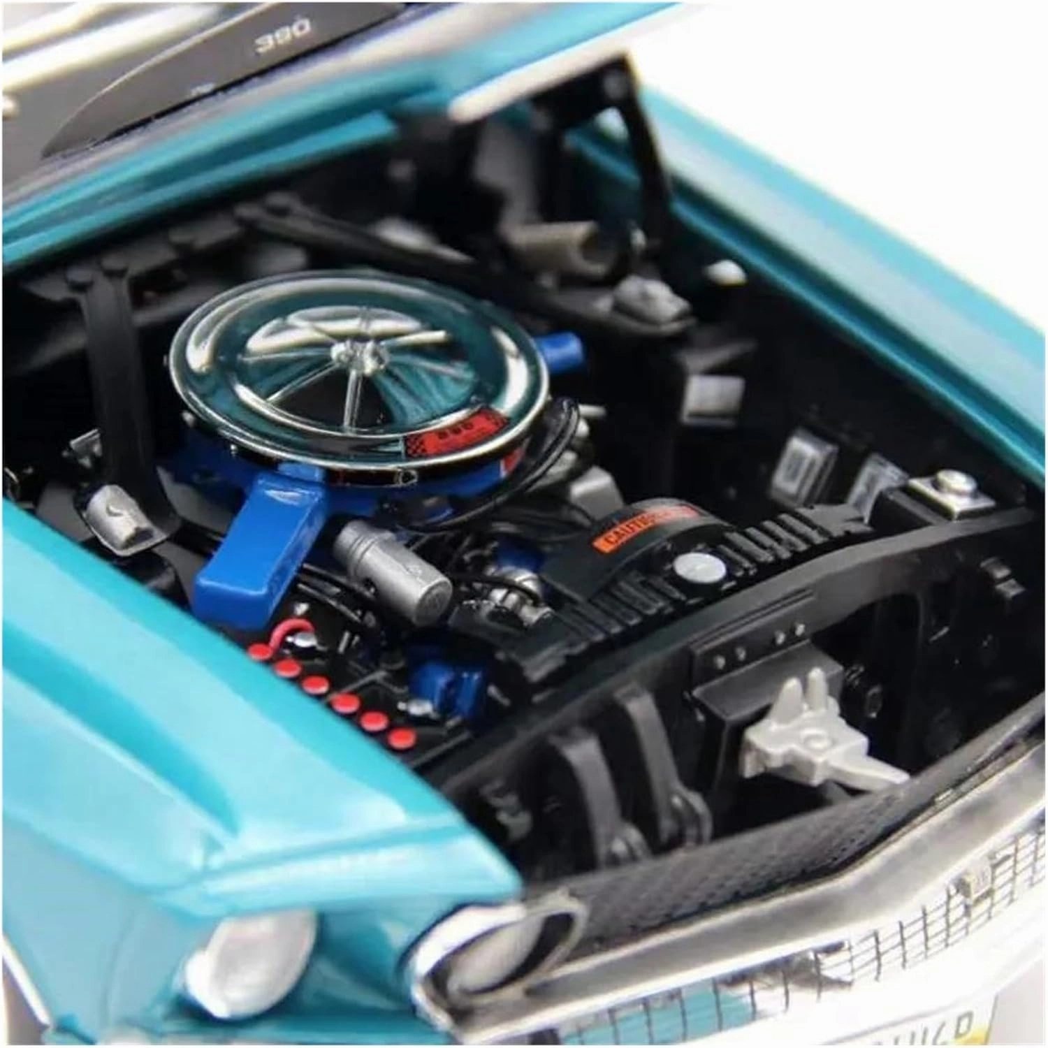 1 18 for Ford Mustang Mach 1 Die Cast Alloy Car Model Boys Hobby Display Collection Souvenir Motor Vehicles Toys(Blue)