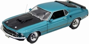 1 18 for Ford Mustang Mach 1 Die Cast Alloy Car Model Boys Hobby Display Collection Souvenir Motor Vehicles Toys(Blue)