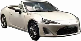 1 43 for Toyota Ft-86 Open Alloy Car Model Souvenir Adult Collection Hobby Toy Static Display Souvenir Motor Vehicles Toys