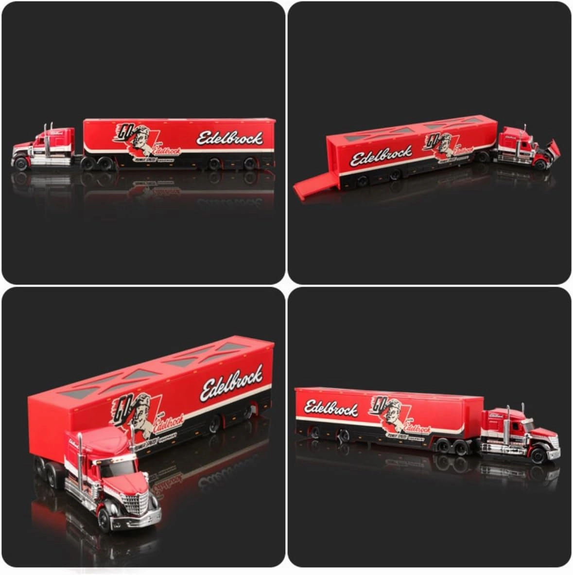 1/64 Alloy Car for Mack Anthem Lonestar UP Transport Die Cast Manufacturing Trailer Adult Collection Vehicles (BJ12418)
