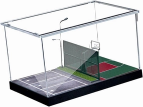 1:64 Mini Parking Lot Model Scene Display Landscape with Acrylic Case - Toy for 1/64 Collection, Display, Home Decor - Gift for Car Enthusiasts