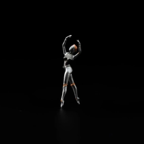 1:64 Scale Miniature Figurines Diorama Action Figure Robot Dance Girl Tiny People Scene Props Figures Model Color Painting for Cars Vehicles Display