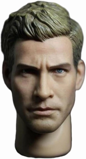 1/6 Scale Male Head Sculpt, European Man Head Carved Jake Gyllenhaal Head Model for 12inch Male Soldier Action Figure Body (Painted)