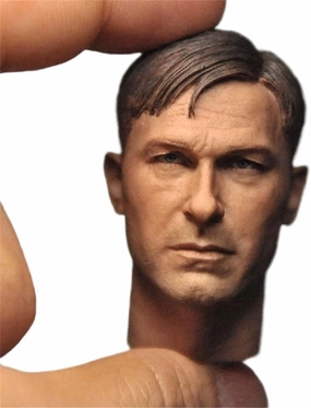 1/6 Scale Male Head Sculpt, European Man Head Carved Thomas Kretschmann Head Model for 12inch Male Soldier Action Figure Body (Painted)