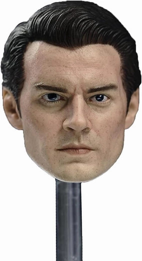 1/6 Scale Male Head Sculpt, Painted Men with a Sense of Justice Head Carved for 12 Inches Action Figure Body, 1/6 Male Head Model Accessory