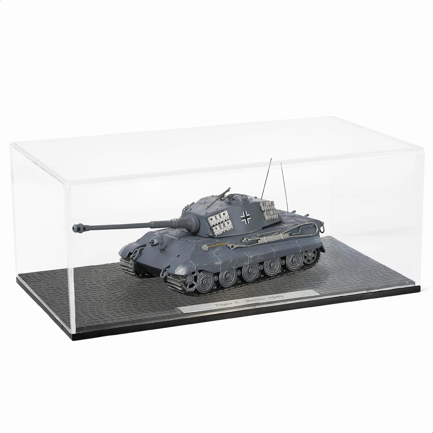 1/72 Scale Military Tank Model Finished Alloy Metal Die cast with Plastic Tank Model World War 2 Army Vehicl Tank Mini 1945 Tiger Model Gift Collection Ideal for Adult Men (Berlin 1945)