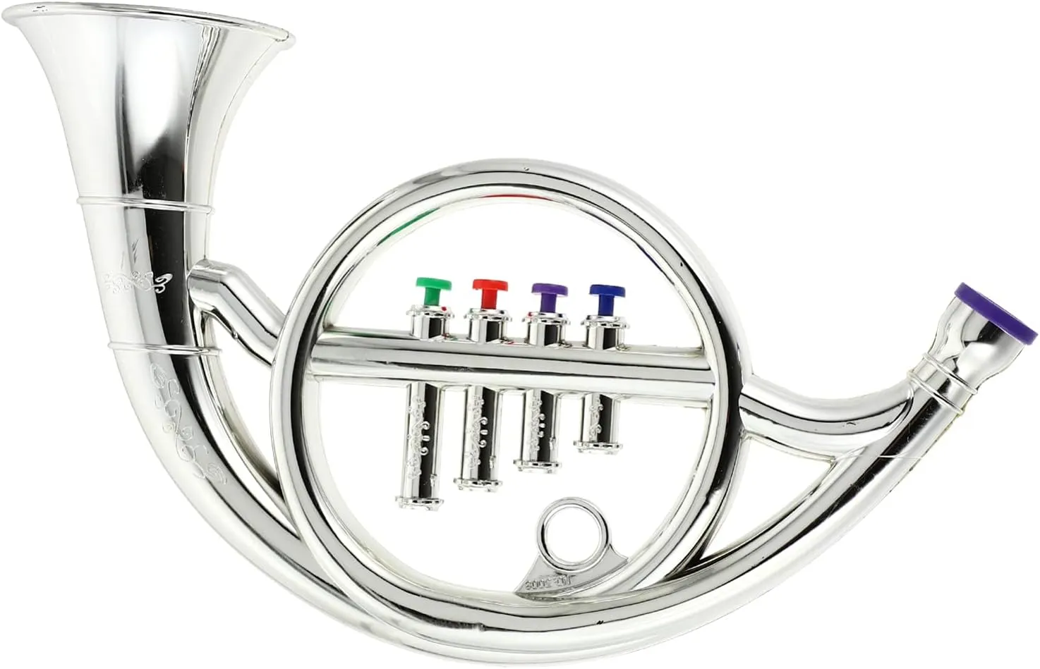 1pc Horn Model Models Toy Piano Musical Instruments French Decor Kazoo Trumpet Kids Prop for Performance Simulated French Horn Simulated Horn Copper Sled Electroplating Child