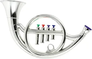 1pc Horn Model Models Toy Piano Musical Instruments French Decor Kazoo Trumpet Kids Prop for Performance Simulated French Horn Simulated Horn Copper Sled Electroplating Child