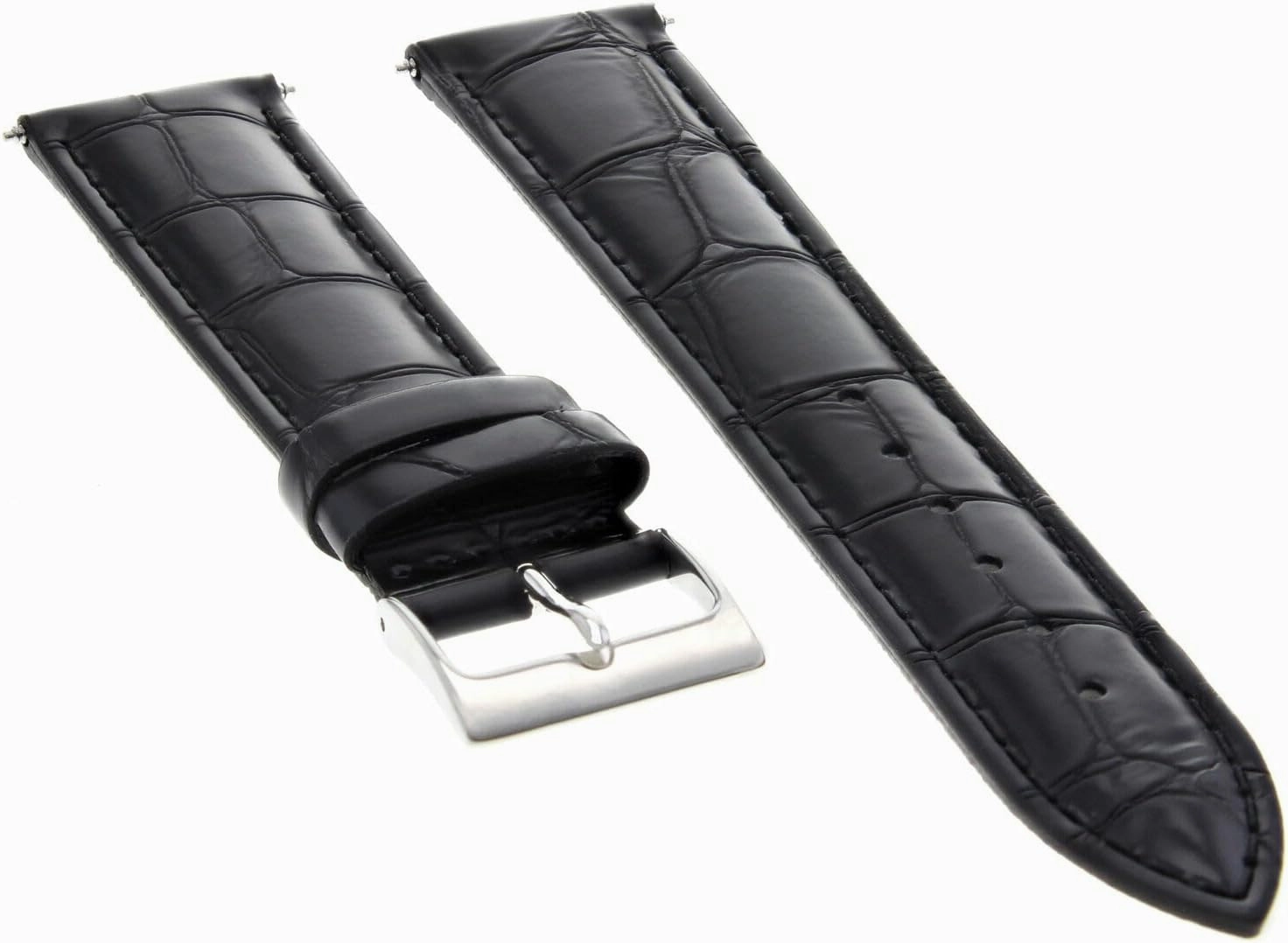 21mm Genuine Leather Watch Band Strap Compatible with Longines Watch