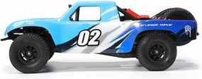 2.4G 1/32 RWD RC Truck, RC Short Buggy, Off Road Electric Toy, Blue, O94R5RMYO1233AMM11M