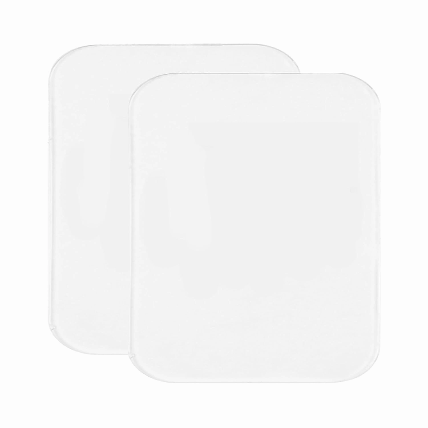 2 pcs Large Silicone Eyelash Pads for Lash Extension | XL Size 3.7 x 4.7 inches | Premade Lash Holder Sticky Pad for Eyelash Extension | Compatible with All Lash Tiles