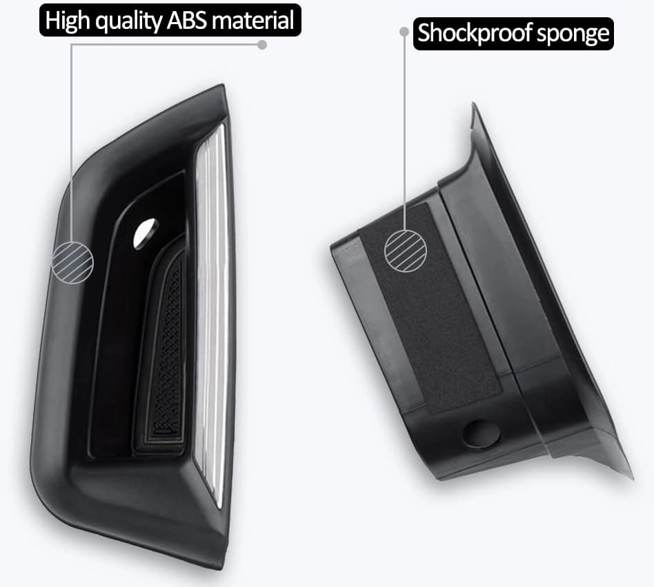 2pcs XT5 Front Side Door Handle Storage Box Holder Upgraded Door Armrest Organizer for Cadillac XT5 2023 2022 2021 2020 2019 2018 2017