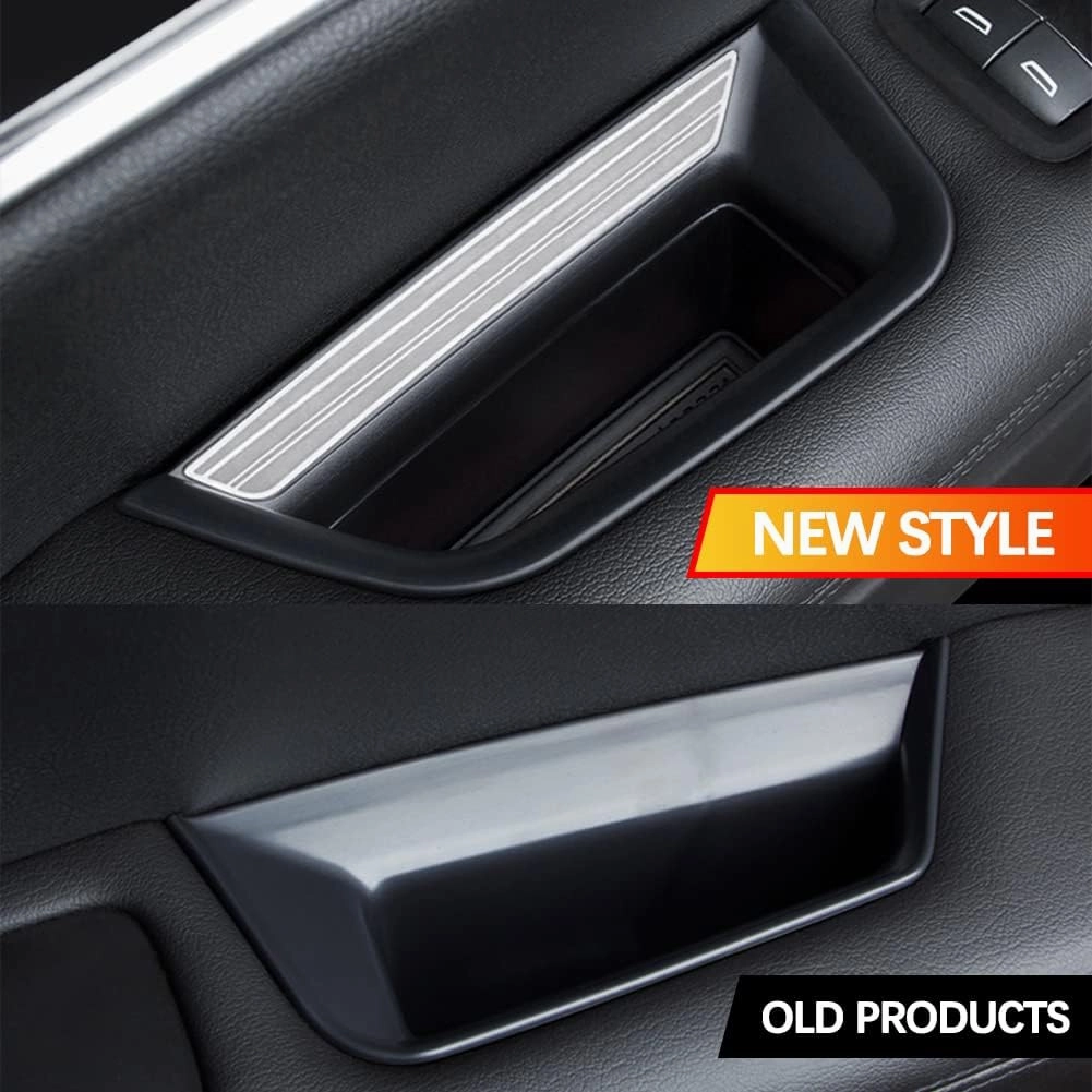 2pcs XT5 Front Side Door Handle Storage Box Holder Upgraded Door Armrest Organizer for Cadillac XT5 2023 2022 2021 2020 2019 2018 2017