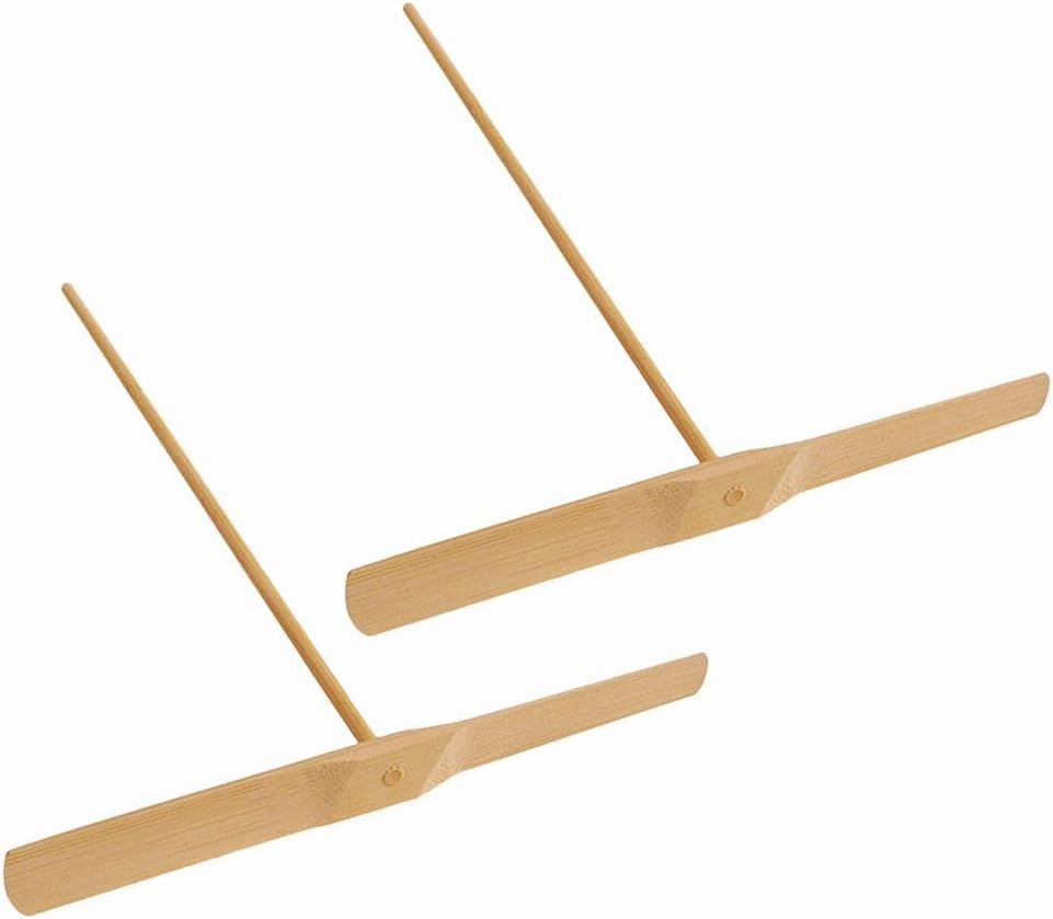 30Pcs Wood Dragonfly,Bamboo Dragonfly Plastic Bamboo-Copter Hand Rub DIY Propeller for Adults