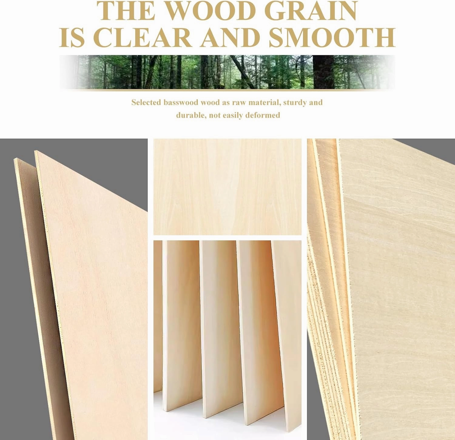 36 Pack Basswood Sheets,12"x12"x1/8" 3mm Basswood Plywood,Craft Wood,Unfinished Wood,for DIY Ornaments and Model Engraving, Wood Burning, Architectural Models, Drawing、Wood for Laser Cutting