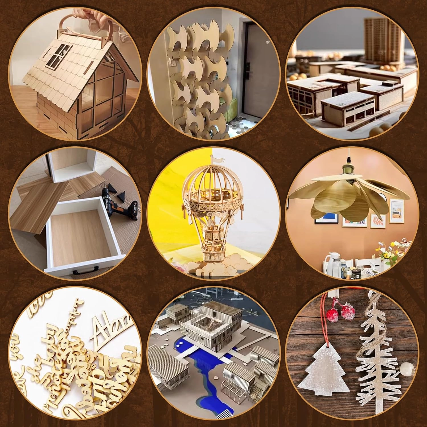 36 Pack Basswood Sheets,12"x12"x1/8" 3mm Basswood Plywood,Craft Wood,Unfinished Wood,for DIY Ornaments and Model Engraving, Wood Burning, Architectural Models, Drawing、Wood for Laser Cutting