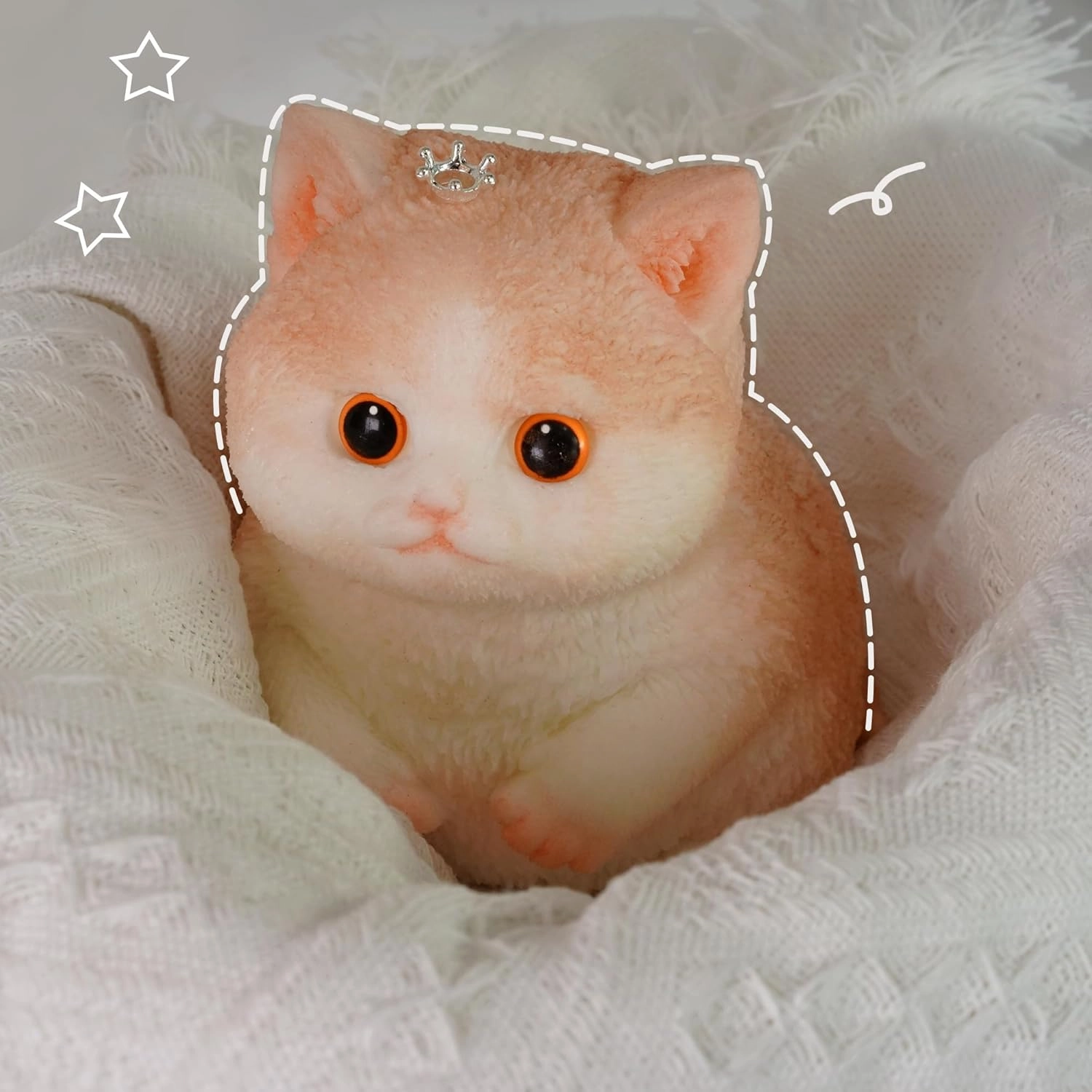 3D Big Taba Squishy Cat,Handmade Cat Sqeeze Toys,Stress Relief Funny Soft Cat Squishy Stress Toy Gift (Ragdollcat, Big)