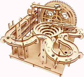 3D Puzzle Wooden Marble Run for Adults DIY Mechanical Puzzle Assembly Wood Crafts to Build Wood Model Kit for Teens Age 14  Years Old