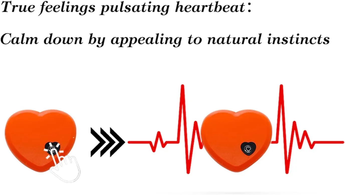 3T group Heartbeat Puppy for Dogs Heartbeat Toy Sleep Aid,Stuffed Animal with Heartbeat for Puppies,Dog Toys Anxiety Relief,Heartbeat Pillow Plush Calming Puppy Toys(Gray)