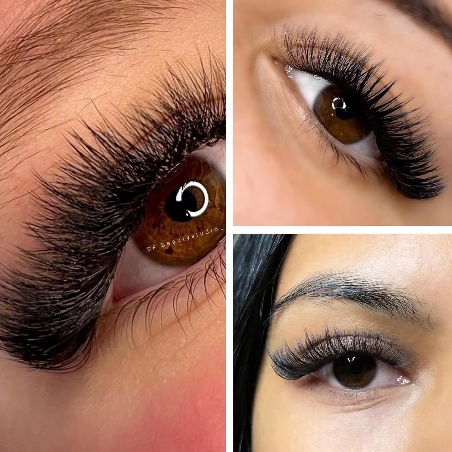 500 Loose Premade Fans Eyelash Extensions, D Curl Volume Lashes,10D 20D 14D-0.05 Thickness, 9-16mm Fluffy Handmade Fan Mixed Tray