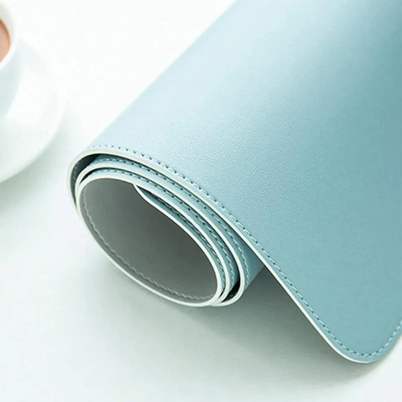 80*40Cm Leather Mouse Pad Gaming Desk Mat Anti Slip Extended Waterproof Mousepad