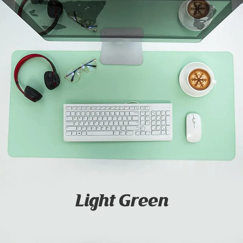 80*40Cm Leather Mouse Pad Gaming Desk Mat Anti Slip Extended Waterproof Mousepad