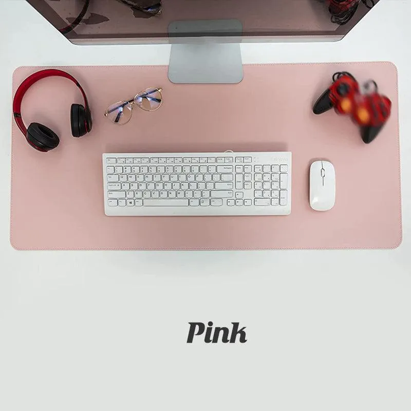80*40Cm Leather Mouse Pad Gaming Desk Mat Anti Slip Extended Waterproof Mousepad