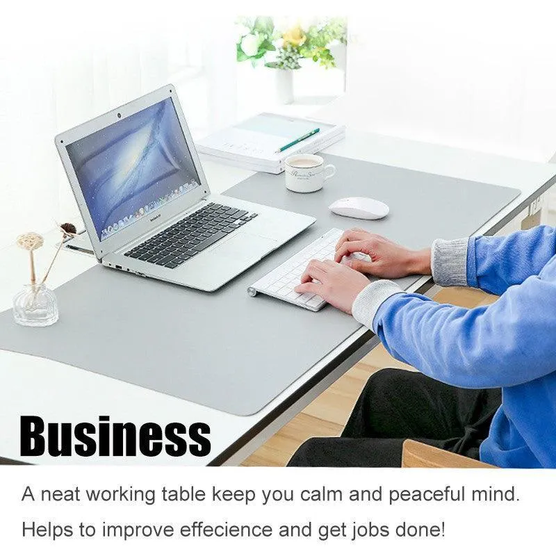 80*40Cm Leather Mouse Pad Gaming Desk Mat Anti Slip Extended Waterproof Mousepad