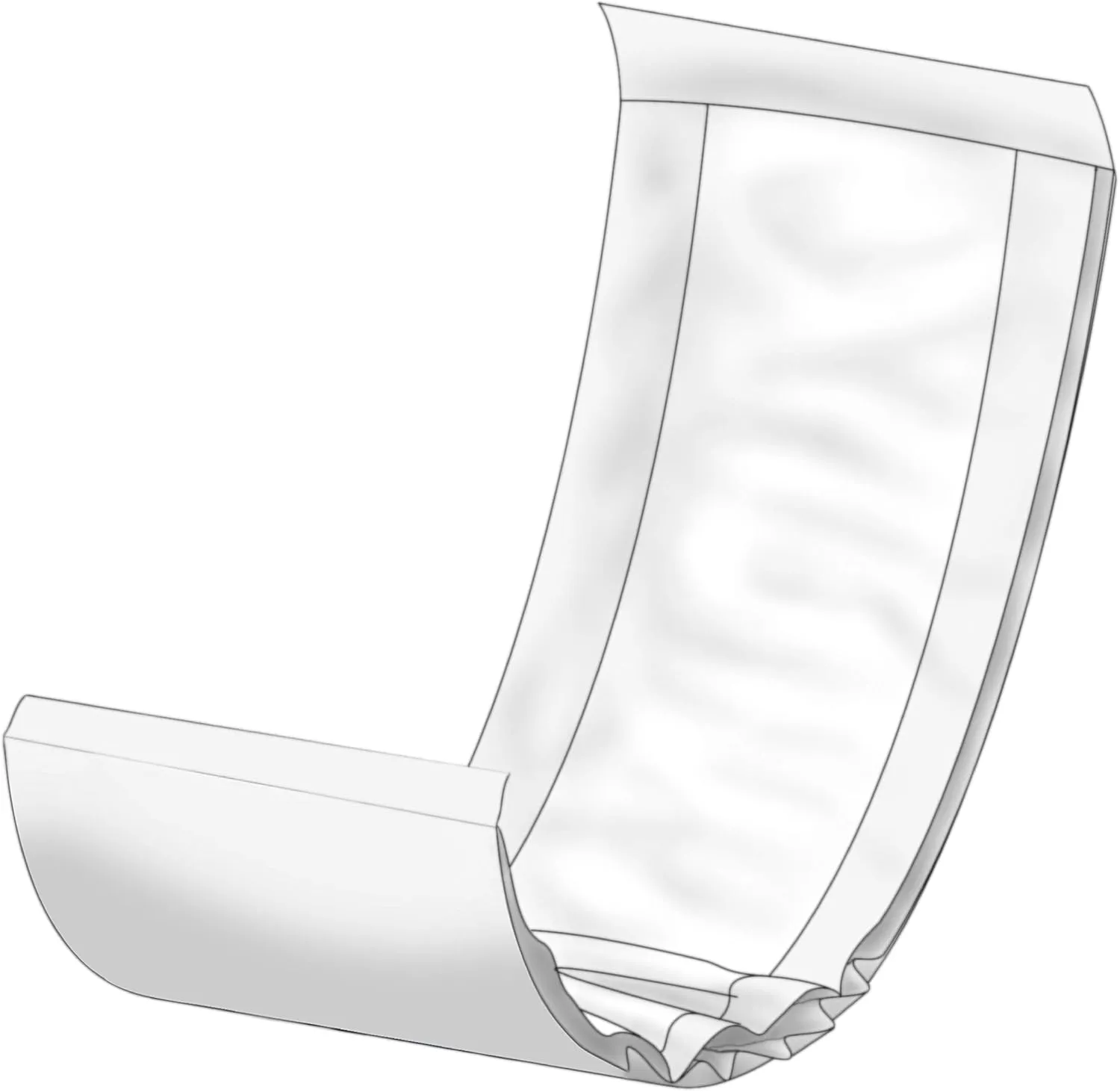 Abena BOOST Fluff Incontinence Pads - No Barrier/Flow-Through, (Sizes Normal To Extra Large) Extra Large, 120 Count