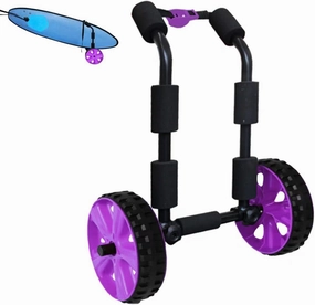 Adjustable Stand Up Paddle Board SUP Surfboard Carrier Cart Trolley Lightweight Dolley with Easy to Use Beach Wheels