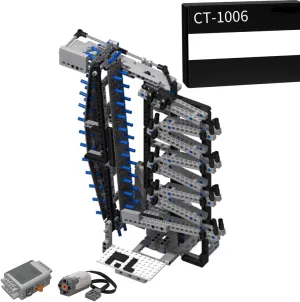 Aetheria Mechanical Drive Great Ball Contraption Marble Run Building Set, Electric Modular Stone Lifter STEM Bricks Toy with Motor for Adult Collections Enthusiasts(2438 Pieces CT-1006)