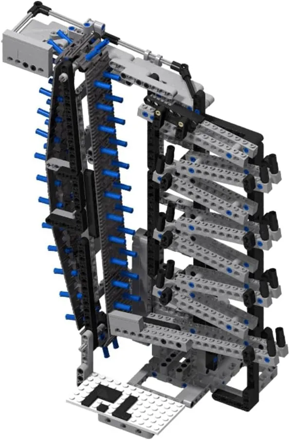 Aetheria Mechanical Drive Great Ball Contraption Marble Run Building Set, Electric Modular Stone Lifter STEM Bricks Toy with Motor for Adult Collections Enthusiasts(2438 Pieces CT-1006)