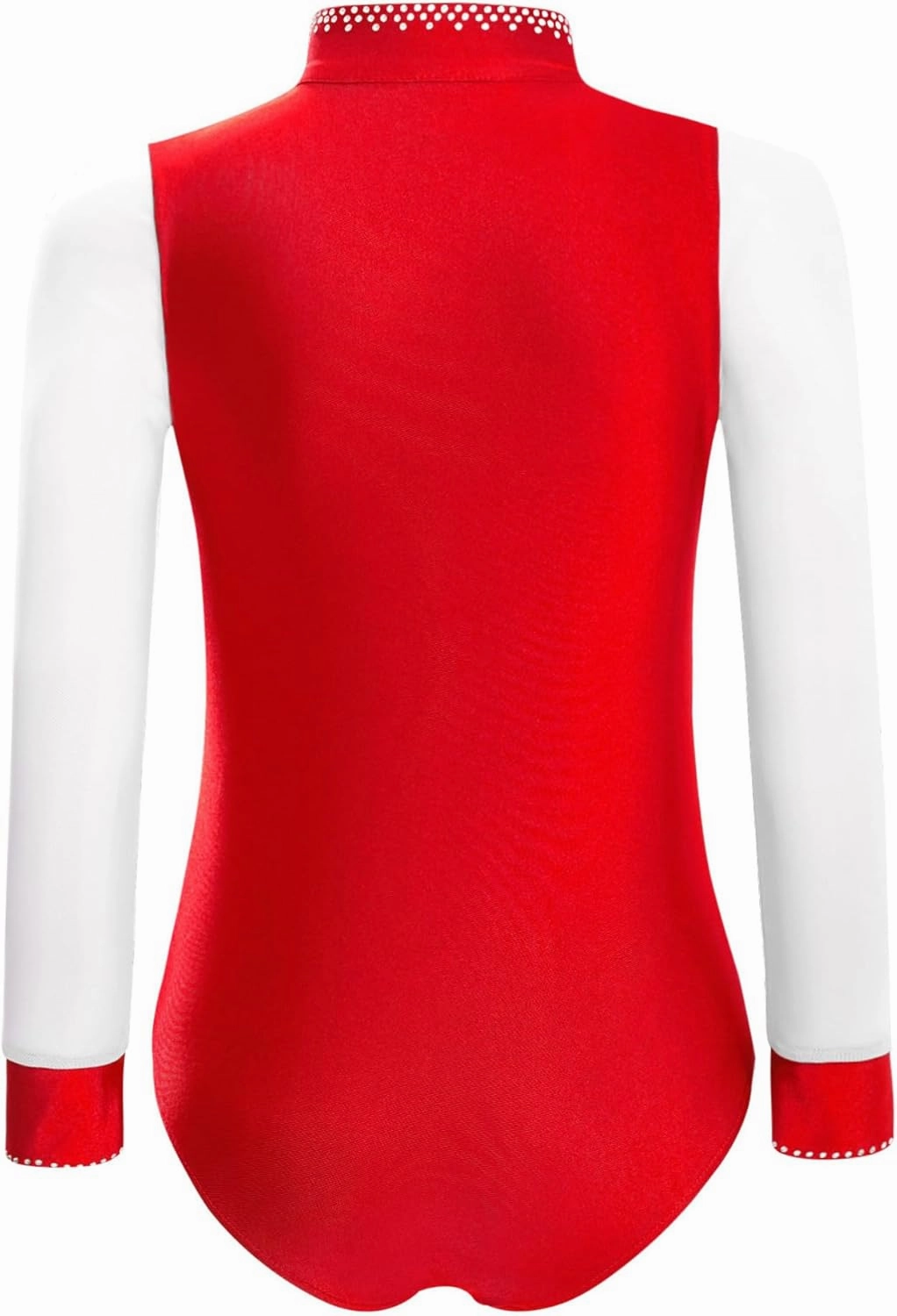 Aislor Kids Boys Sparkle Long Sleeve Gymnastic Leotard Latin Dance Bodysuit and Pants Set Figure Ice Skating Outfits