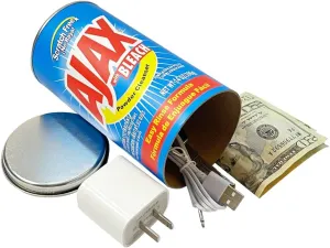 Ajax Stash Can Diversion Safe with Huge Hidden Compartment for Keys, Cash and Valuables